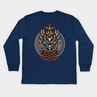 Egyptian God Kids Long Sleeve T-Shirt